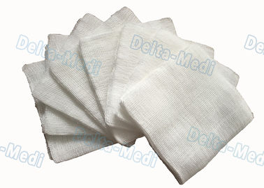 10 x 10 esponjas estéril de la gasa del cm, la gasa 100% del algodón de 8 capas limpian los cojines