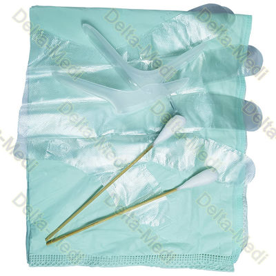 El equipo ginecológico estéril disponible del examen con el algodón de Underpad del espéculo vaginal limpia guantes disponibles del examen del PE